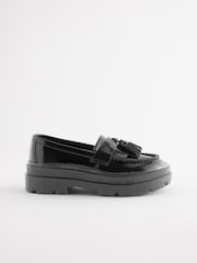 Black Chunky School Shoes - Image 6 of 10