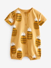 Gelbe Ananas - Baby Strampler aus Jersey (0 Monate – 3 Jahre) - Bild 1 von 6