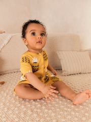 Gelbe Ananas - Baby Strampler aus Jersey (0 Monate – 3 Jahre) - Bild 5 von 6