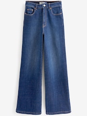Dark Blue Hourglass Wide Leg Jeans - Image 6 of 6