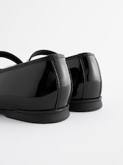 Black Patent Narrow Fit (E) Leather Mary Jane School Shoes - Image 3 of 7