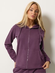 Rot - M&Co Essential Hoodie mit durchgehendem Reißverschluss - Bild 1 von 6