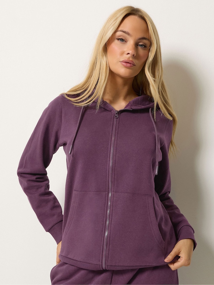 Rot - M&Co Essential Hoodie mit durchgehendem Reißverschluss - Bild 1 von 6