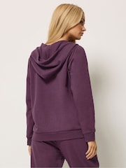 Rot - M&Co Essential Hoodie mit durchgehendem Reißverschluss - Bild 3 von 6