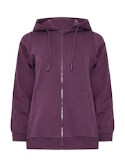 Rot - M&Co Essential Hoodie mit durchgehendem Reißverschluss - Bild 5 von 6