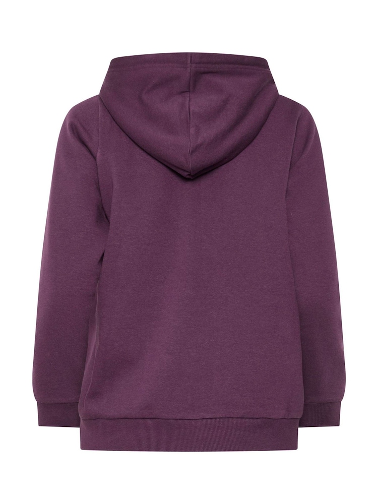 Rot - M&Co Essential Hoodie mit durchgehendem Reißverschluss - Bild 6 von 6