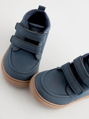 Navy Blue Wide Fit (G) Warm Lined Touch Fastening Boots - Image 5 of 5