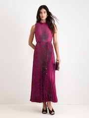 Phase Eight Pink Petite Simara Dress - Image 1 of 7