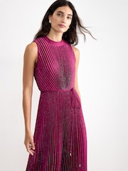 Phase Eight Pink Petite Simara Dress - Image 3 of 7