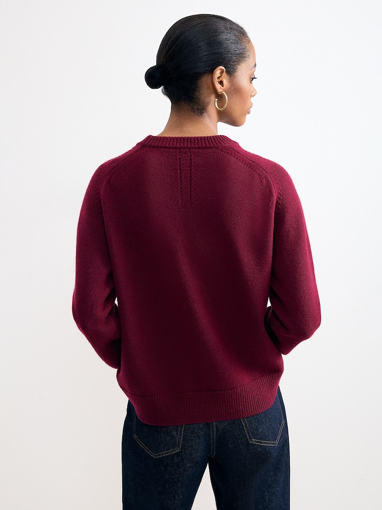 Phase Eight Red Beta Detail Jumper - Image 2 of 7 Phase Eight Red Beta Detail Jumper - Image 2 of 7
