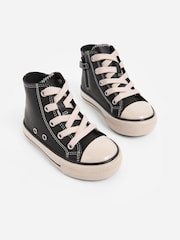 Black High Top Trainers - Image 1 of 5