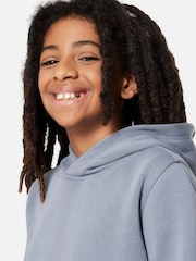 Nike Blue Logo Fleece Hoodie - Image 4 of 6