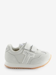 Baker by Ted Baker Boys Stone Suede Logo Trainers - Image 1 of 6