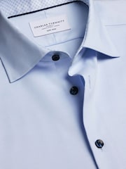 Γαλάζιο - Πουκάμισο Charles Tyrwhitt με ελαστικό τελείωμα χωρίς σίδερο - Εικόνα 5 από 6
