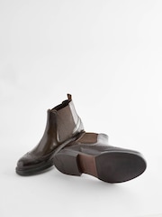 Black Toe Cap Boots - Image 2 of 4