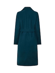 Long Tall Sally Blue Wrap Coat - Image 6 of 6