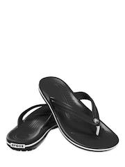 Crocs Black Crocband Flip Sandals - Image 3 of 6