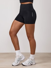 Gym King Black Precision 4" Shorts - Image 3 of 4
