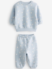 Blue Floral Quilted Pyjamas (9mths-16yrs) - Image 5 of 8