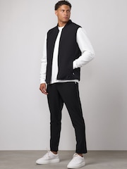 Gym King Black Signature Gilet - Image 1 of 4