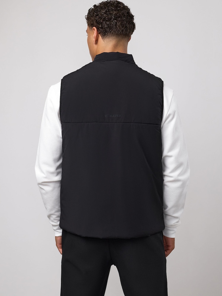 Gym King Black Signature Gilet - Image 2 of 4