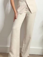 Style Cheat Natural Lyra Straight Leg Trousers - Image 4 of 5