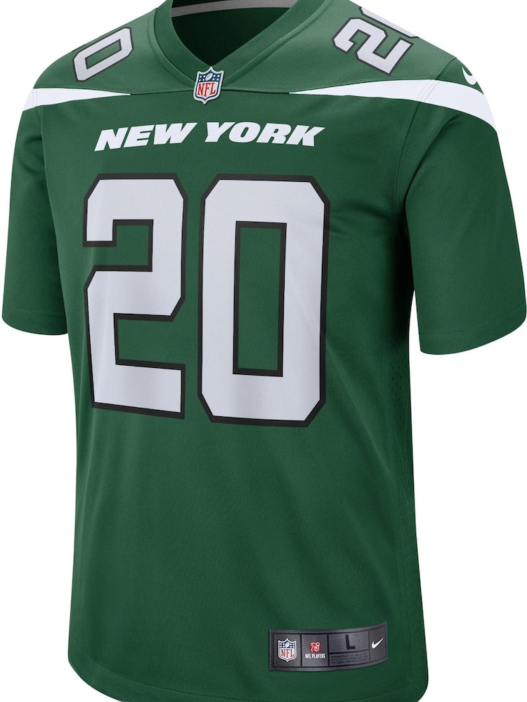 Nike Green NFL New York Jets Home Game Jersey - Breece Hall - Image 2 of 3 Nike Green NFL New York Jets Home Game Jersey - Breece Hall - Image 2 of 3