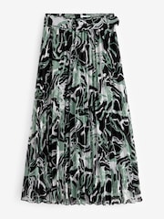 Style Cheat Multi Demi Belted Pleated Midi Skirt - Image 5 of 5
