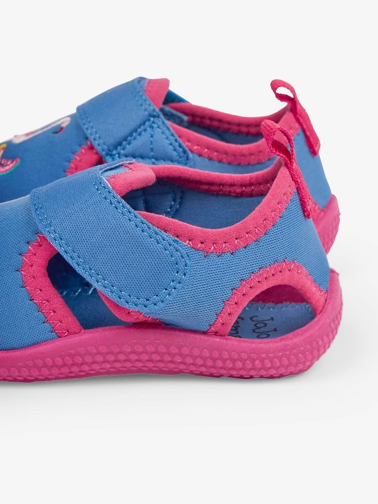 Jojo Maman Bébé Mädchen Strandsandalen mit Flamingostickerei - Bild 6 von 6
