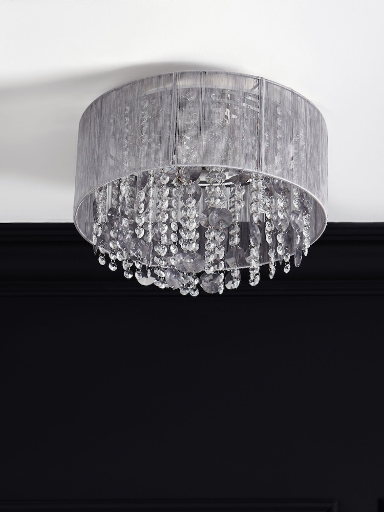 Grey Palazzo Flush Ceiling Light - Image 2 of 5