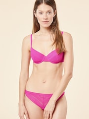 ETAM Fushsia Pink ETAM Sublime N*4 Lightly Lined Demi Bra - Image 3 of 6