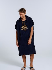 Animal Blue Mens Jacob Organic Towelling Poncho - Image 2 of 9