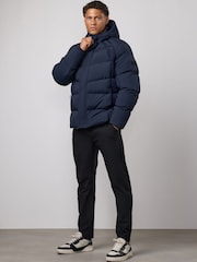 Gym King Blue Precision Puffer Jacket - Image 1 of 4