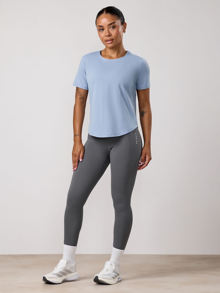 Gym King Blue Precision Cap Sleeve T-Shirt - Image 1 of 4