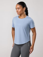 Gym King Blue Precision Cap Sleeve T-Shirt - Image 3 of 4