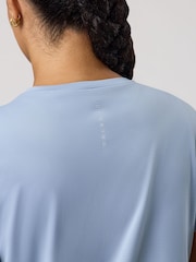 Gym King Blue Precision Cap Sleeve T-Shirt - Image 4 of 4