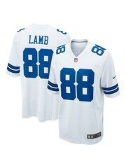 Nike White NFL Dallas Cowboys Game Road Jersey - CeeDee Lamb - Image 1 of 3