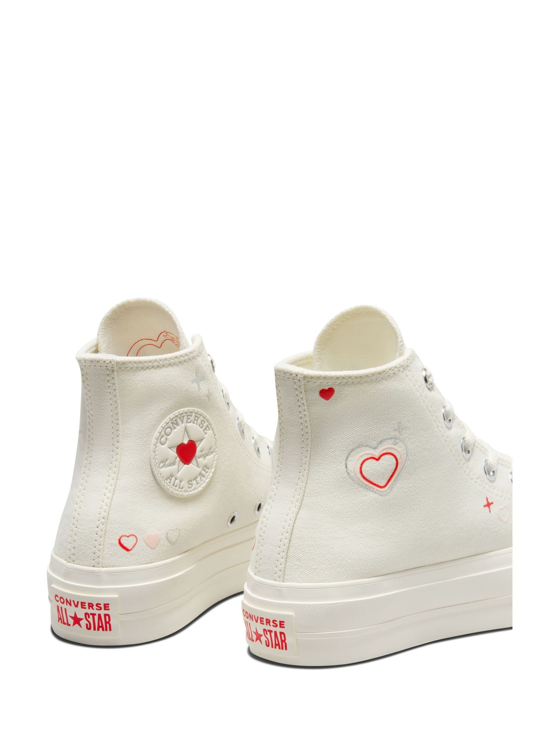 Converse love heart trainers cheap