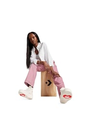 Converse Neutral Heart Embroidered Platform Lift Trainers - Image 19 of 24