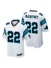 Nike White Carolina Panthers Game Road Jersey - Christian McCaffrey Youth - Image 1 of 2