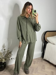 Style Cheat Green Lottie Corduroy Trousers - Image 3 of 5