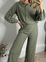 Style Cheat Green Lottie Corduroy Trousers - Image 5 of 5
