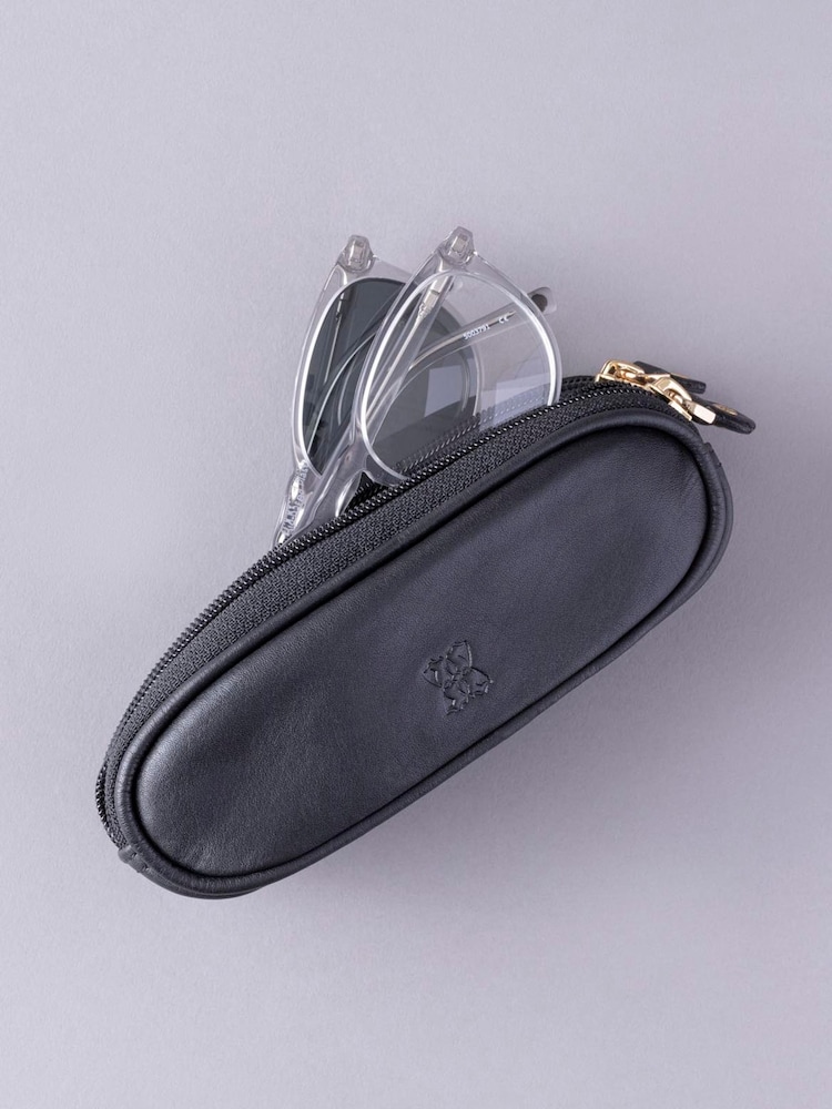 Lakeland Leather Black Double Glasses Case - Image 3 of 4