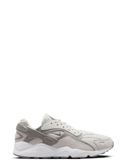 Nike Grey/White Air Huarache Runner Trainers - Image 1 of 8