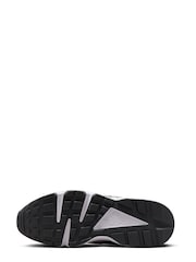 Nike Grey/White Air Huarache Runner Trainers - Image 6 of 8