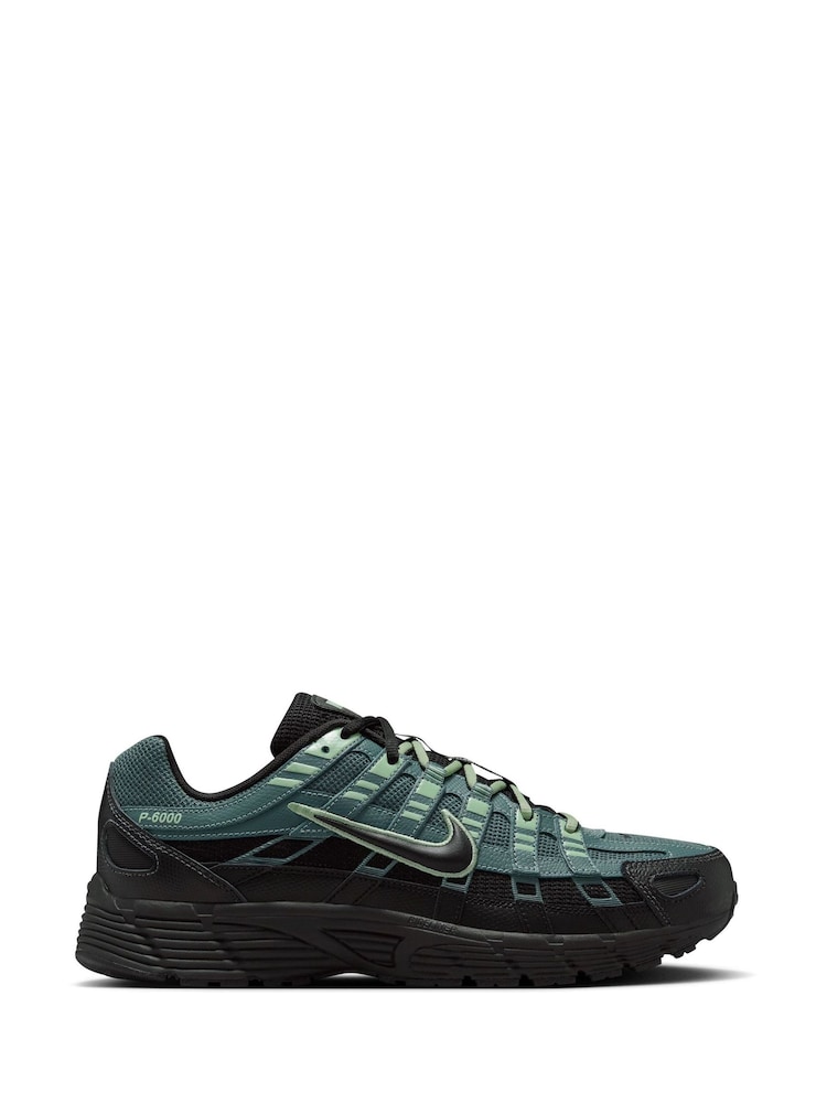 Nike Black/Green P-6000 SE Trainers - Image 1 of 7
