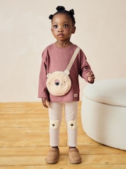 Brown Bear 100% Cotton Long Sleeve Bag T-Shirt (3mths-7yrs) - Image 1 of 5