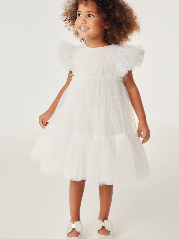 Baker by Ted Baker Ivory Tulle Occasion Dress - Image 1 of 11