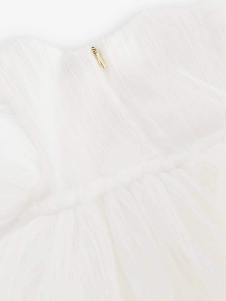 Baker by Ted Baker Ivory Tulle Occasion Dress - Image 11 of 11
