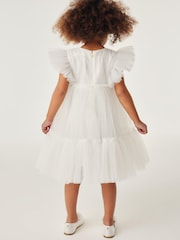 Baker by Ted Baker Ivory Tulle Occasion Dress - Image 4 of 11